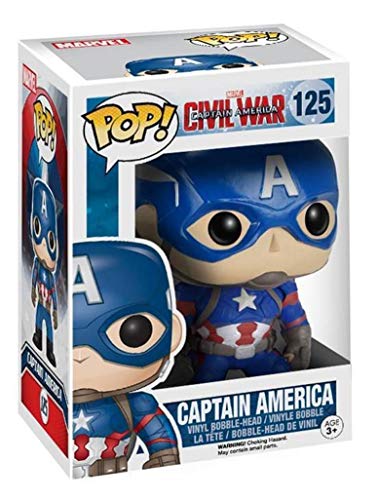 FUNKO Figurine  Pop Marvel Civil War Captain America 9 cm 