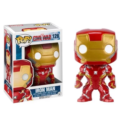 FUNKO Figurine  Pop Marvel Civil War Iron Man 9 cm