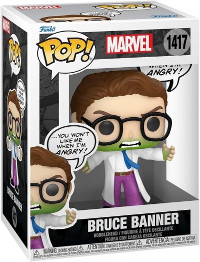FUNKO Figurine  Pop - Marvel Comics N&deg;1417 - Bruce Banner (82766)