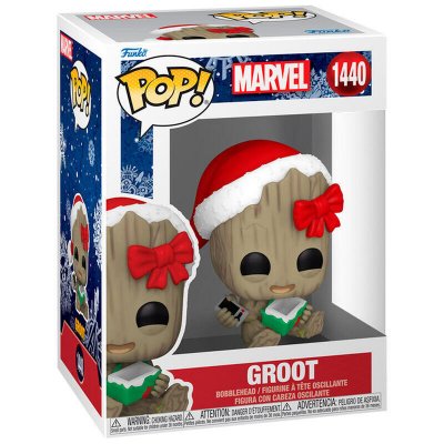 FUNKO Figurine  Pop - Marvel Comics N&deg;1440 - Groot (No&euml;l) (80033)