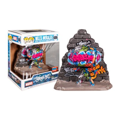 POP Figurine Funko  - Marvel Comics N&deg;686 - Miles Morales Street Art (49543)