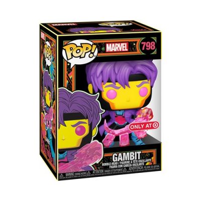 FUNKO Figurine  Pop - Marvel Comics N&deg;798 - Gambit - Blacklight (55628)