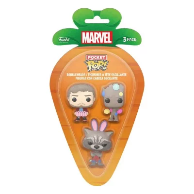 FUNKO Figurine  Pop - Marvel Comics - Star-Lord / Groot / Rocket (P&acirc;ques) - Pack Pocket (77167)