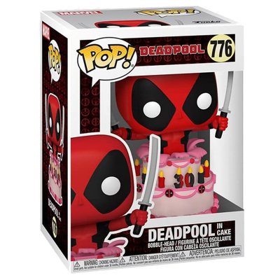 FUNKO Figurine  Pop! Marvel : Deadpool 30th - Deadpool in Cake