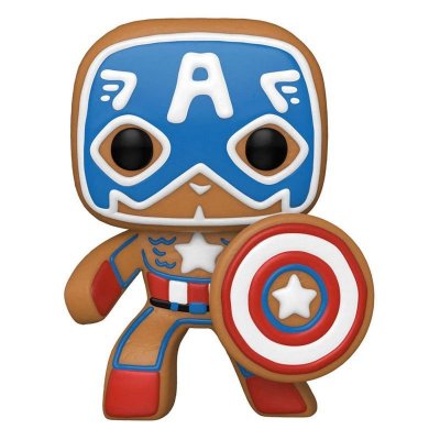 FUNKO Figurine  Pop Marvel Holiday Captain America 