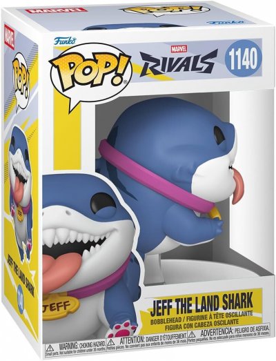 Figurine Funko Pop!  Marvel Rivals  Jeff The Land Shark