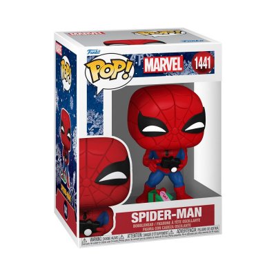 FUNKO Figurine  Pop Marvel Spider-Man with Open gift Exclusivit&eacute; Fnac