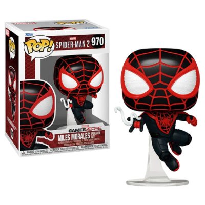 FUNKO Figurine  POP Marvel Spiderman 2 Miles Morales Upgraded Suit