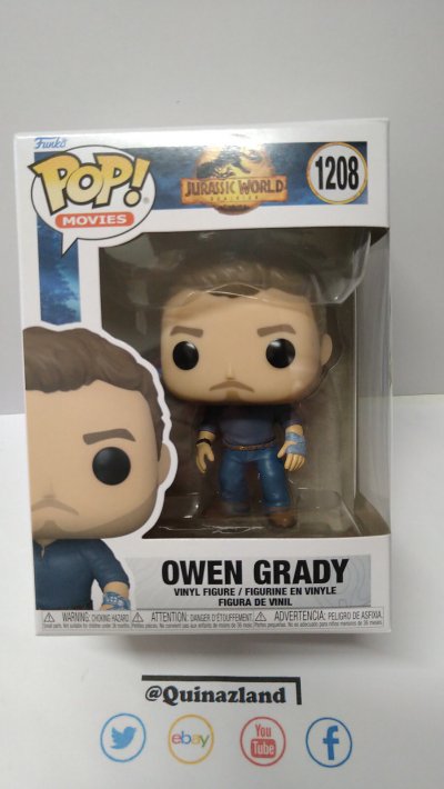 FUNKO Figurine  Pop Movies Jurassic World Dominion Owen Grady 