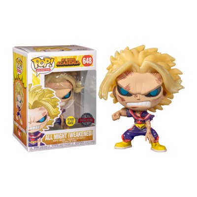 FUNKO Figurine  Pop - My Hero Academia N&deg;648 - All Might (Affaibli) - Brillant Dans Le Noir (44783)