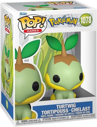 FUNKO Figurine  Pop! N&deg;1078 - Pokemon - Tortipouss (turtwig)