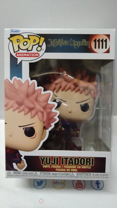 FUNKO Figurine  Pop! N&deg;1111 - Jujutsu Kaisen S1 - Itadori Yuji (chase) 