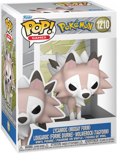 FUNKO Figurine  Pop! N&deg;1210 Pokemon Lougaroc (jour)
