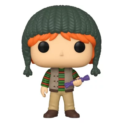 FUNKO Figurine  Pop! N&deg;124 - Harry Potter - Holiday Ron Weasley 