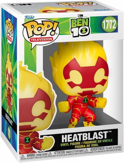 FUNKO Figurine  Pop! N&deg;1772 - Ben 10 - Heatblast