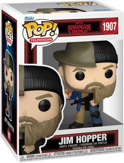 FUNKO Figurine  Pop! N&deg;1907  Stranger Things  Jim Hopper Split