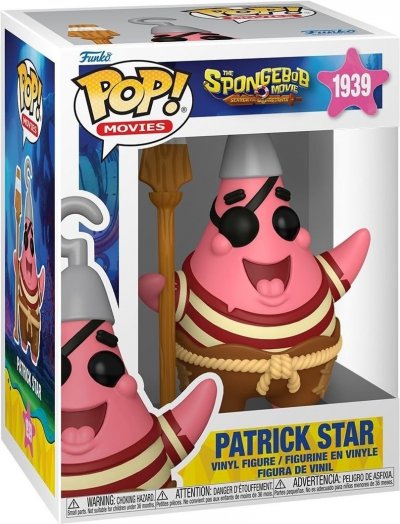 FUNKO Figurine  Pop! N&deg;1939 Bob L'eponge Patrick (pirate)