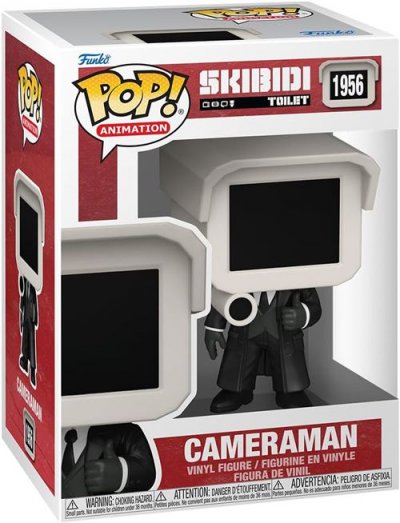 FUNKO Figurine  Pop! N&deg;1956 - Skibidi Toilet - Cameraman 