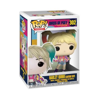FUNKO Figurine  Pop! N&deg;302 - Birds Of Prey - Harley Quinn Caution Tape 