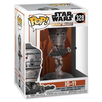 FUNKO Figurine  Pop! N&deg;328 - Star Wars Mandalorian - Ig-11 