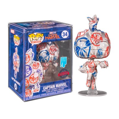 MARVEL Figurine Funko Pop! N&deg;34 -  - Captain  Patriotic (artist) 