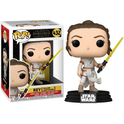 FUNKO Figurine  Pop! - N&deg;432 - Star Wars - Rey W/ Yellow Saber
