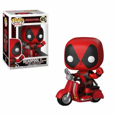 FUNKO Figurine  Pop! N&deg;48 - Deadpool - Ride Deadpool Et Scooter