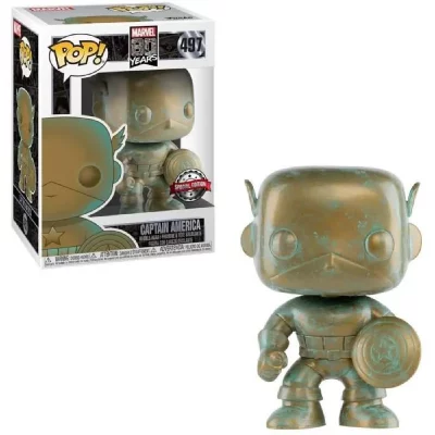 FUNKO Figurine  Pop! - N&deg;497 - Captain America (pt)