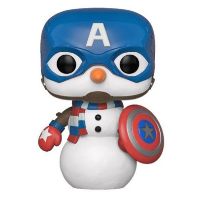 FUNKO Figurine  Pop! N&deg;532 - Marvel Holiday - Captain America 