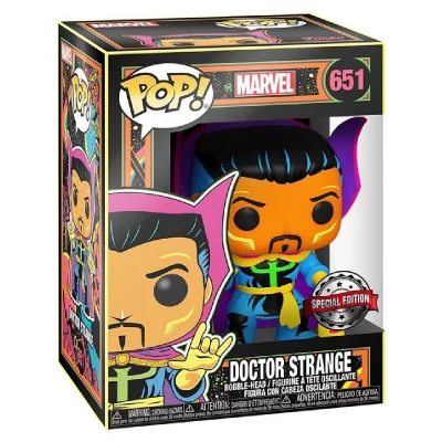 FUNKO Figurine  Pop! N&deg;651 - Dr. Strange - Black Light