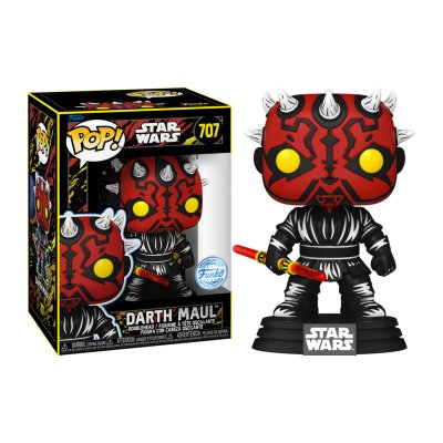 FUNKO Figurine  Pop! N&deg;707 - Star Wars 25 Ans - Dark Maul (retro) 