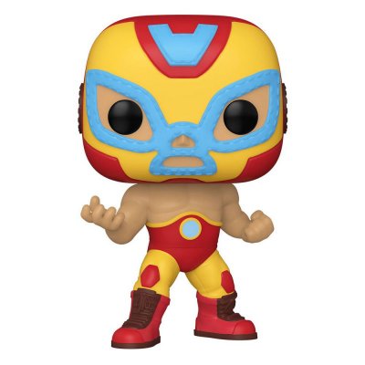 FUNKO Figurine  Pop! N&deg;709 - Marvel - Luchadores - Iron Man