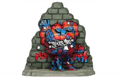 FUNKO Figurine  Pop! N&deg;762 - Marvel Deluxe - Spider-Man (Graffiti D&eacute;co)
