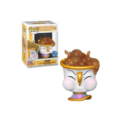 POP Figurine Funko ! N&deg;794 - La Belle et la B&ecirc;te - Chipw/bubbles 