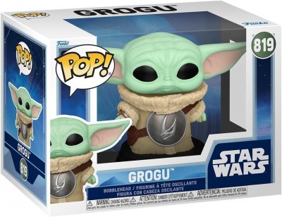 FUNKO Figurine  Pop! N&deg;819 Mandalorien Et Grogu Grogu