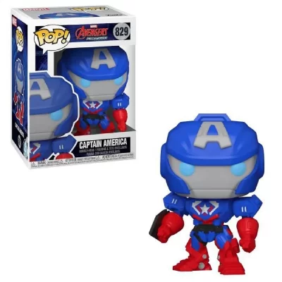 FUNKO Figurine  Pop! - N&deg;829 - Marvel Mech - Cap. America