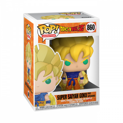 FUNKO Figurine  Pop! N&deg;860 - Dbz S8 - Ss Goku (1er Apparence)