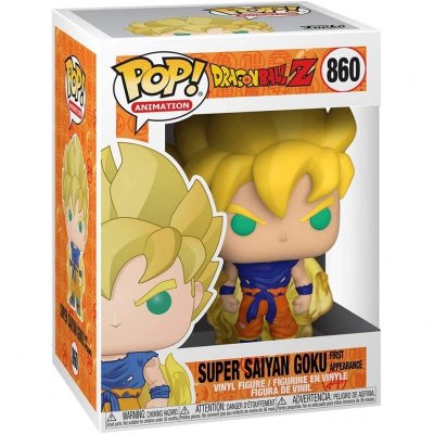 FUNKO Figurine  Pop! N&deg;860 - Dbz S8 - Ss Goku (1er Apparence)