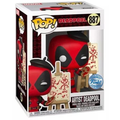 FUNKO Figurine  Pop! - N&deg;887 - Deadpool - Deadpool Artiste 