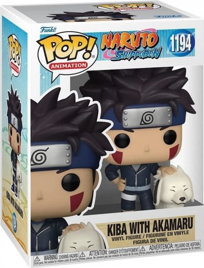 FUNKO Figurine  Pop - Naruto N&deg;1194 - Kiba Avec Akamaru (49804)