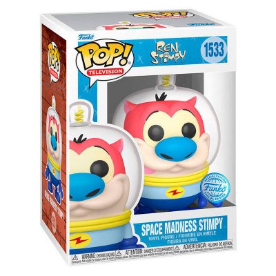 FUNKO Figurine  Pop - Ren Et Stimpy N&deg;1533 - Folie Spatiale Stimpy (75745)