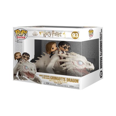 FUNKO Figurine  Pop! Ride N&deg;93 - Dragon avec Harry Ron et Hermione 