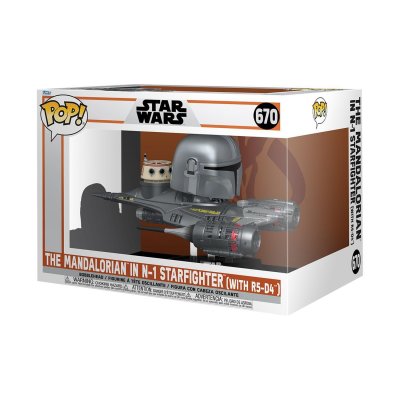 FUNKO Figurine  Pop Rides MND S9 Mandalorian in N1 Starfighter 