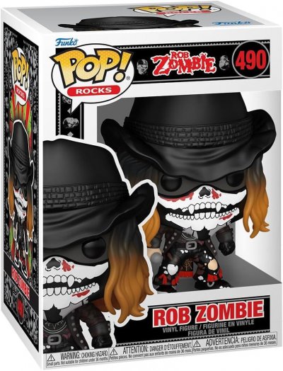 FUNKO Figurine  Pop - Rob Zombie N&deg;490 - Rob Zombie (90124)