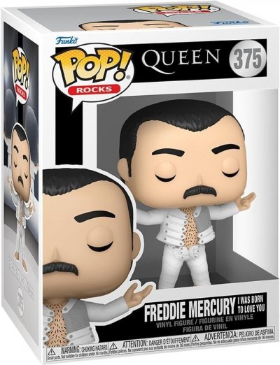 FUNKO Figurine  Pop Rocks Queen Freddie Mercury I was born to love you