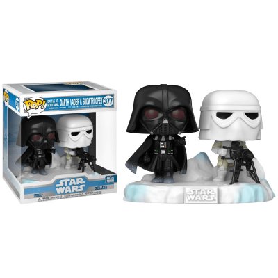 POP Figurine Funko  - Star Wars 5 : L'empire Contre-Attaque N&deg;377 - Dark Vador Et Snowtrooper (46618)