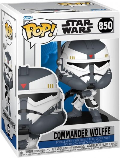 STAR WARS Figurine Funko Pop! : Clone Wars Comm Wolffe