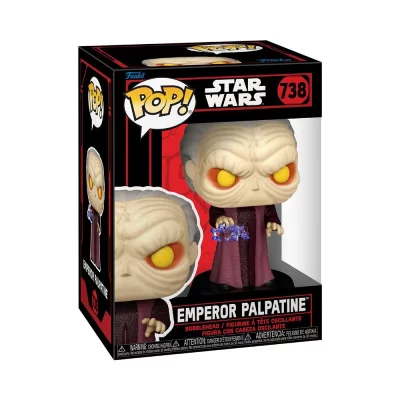 FUNKO Figurine  Pop Star Wars empereur Palpatine avec &eacute;clair - Neuf