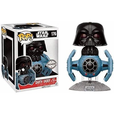  Figurine Funko Pop! Star Wars Ep.7 Exclusivit&eacute; Dark Vador dans Tie Fighter - Neuf