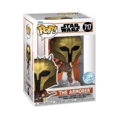 FUNKO Figurine  Pop Star Wars The Mandalorian S10 The Armorer with Jetpack 